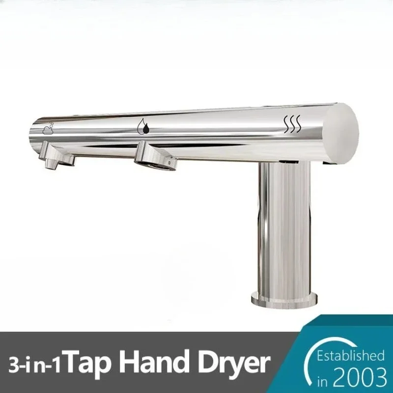 3 in 1 Liquid Foam Switch Soap Dispenser Air Tap Hand Dryer Basin Stainless Steel Faucet With Sensor
3 in 1 Liquid Foam Switch Soap Dispenser Air Tap Hand Dryer Basin Stainless Steel Faucet With Sensor