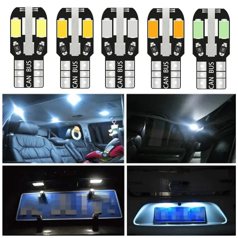 10/20PCS W5W T10 LED CANBUS No Error 5W5 12V 5W 600Lm Super Bright Car Interior Side Light 194 3030 SMD Auto Bulb White Amber
10/20PCS W5W T10 LED CANBUS No Error 5W5 12V 5W 600Lm Super Bright Car Interior Side Light 194 3030 SMD Auto Bulb White Amber