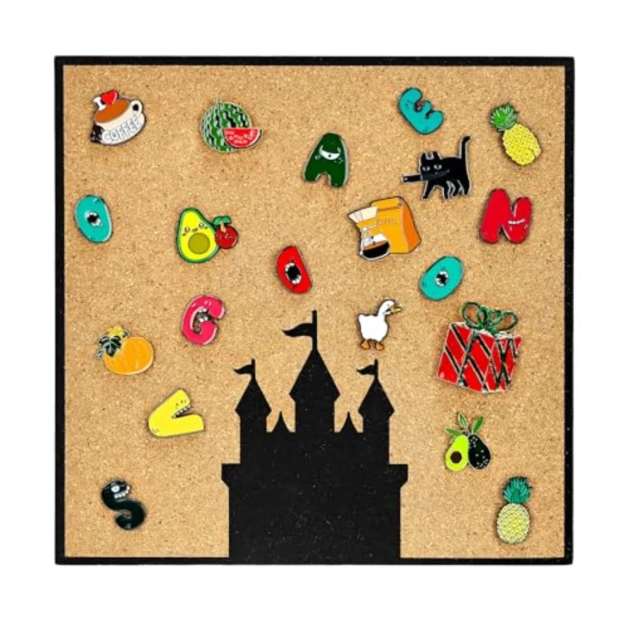1pcs Square Pin Display Cork Board - 9.8x9.8 inch Enamel Pin Board for Brooch and Pin Collection Display, Ideal for Home, Offic
1pcs Square Pin Display Cork Board - 9.8x9.8 inch Enamel Pin Board for Brooch and Pin Collection Display, Ideal for Home, Offic
