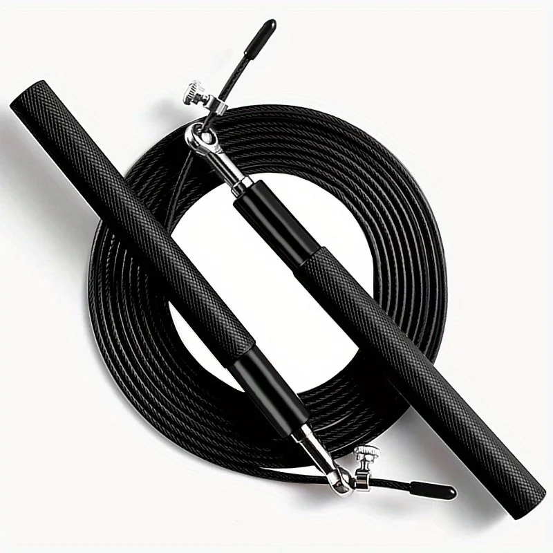 Aluminum Swivel Ball Bearing Jump Rope 118.11 inch Steel Coated Rope for Super Fast Rotation Speeds - Suitable for Indoor Use
Aluminum Swivel Ball Bearing Jump Rope 118.11 inch Steel Coated Rope for Super Fast Rotation Speeds - Suitable for Indoor Use