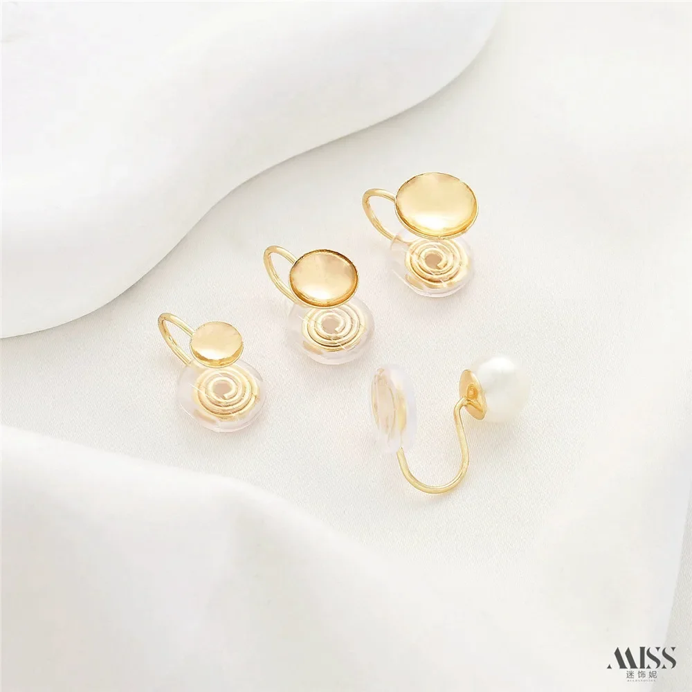 14K Gold-plated Mosquito Coil Without Ear Holes, Pearl Bowl Holder, Ear Clip DIY Handmade Ear Bone Clip, Ear Accessory
14K Gold-plated Mosquito Coil Without Ear Holes, Pearl Bowl Holder, Ear Clip DIY Handmade Ear Bone Clip, Ear Accessory