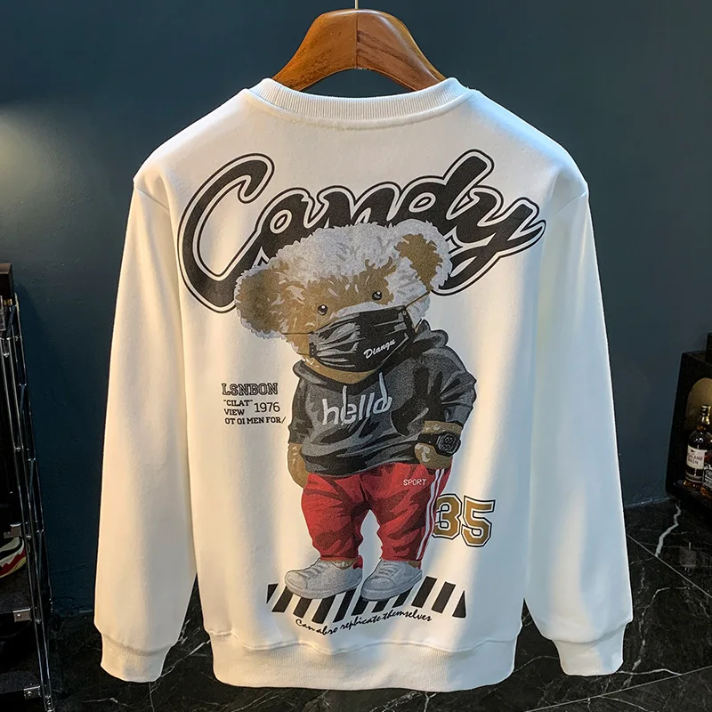 Sweatshirt men's autumn New Fashion men's fashion trend printed loose long sleeved pullover, high-end comfortable round neck top
Sweatshirt men's autumn New Fashion men's fashion trend printed loose long sleeved pullover, high-end comfortable round neck top