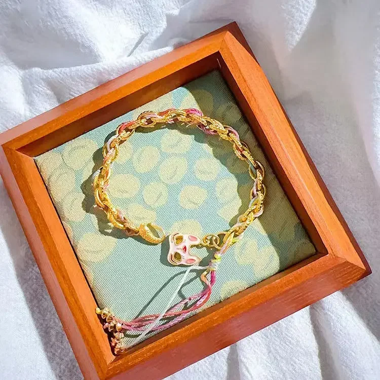 New China Trendy Fortune-making Fox Mask Tassel Woven Rope Bracelet Handmade Woven Sweet Overlaid Colorful Rope Hand Rope Gifts
New China Trendy Fortune-making Fox Mask Tassel Woven Rope Bracelet Handmade Woven Sweet Overlaid Colorful Rope Hand Rope Gifts