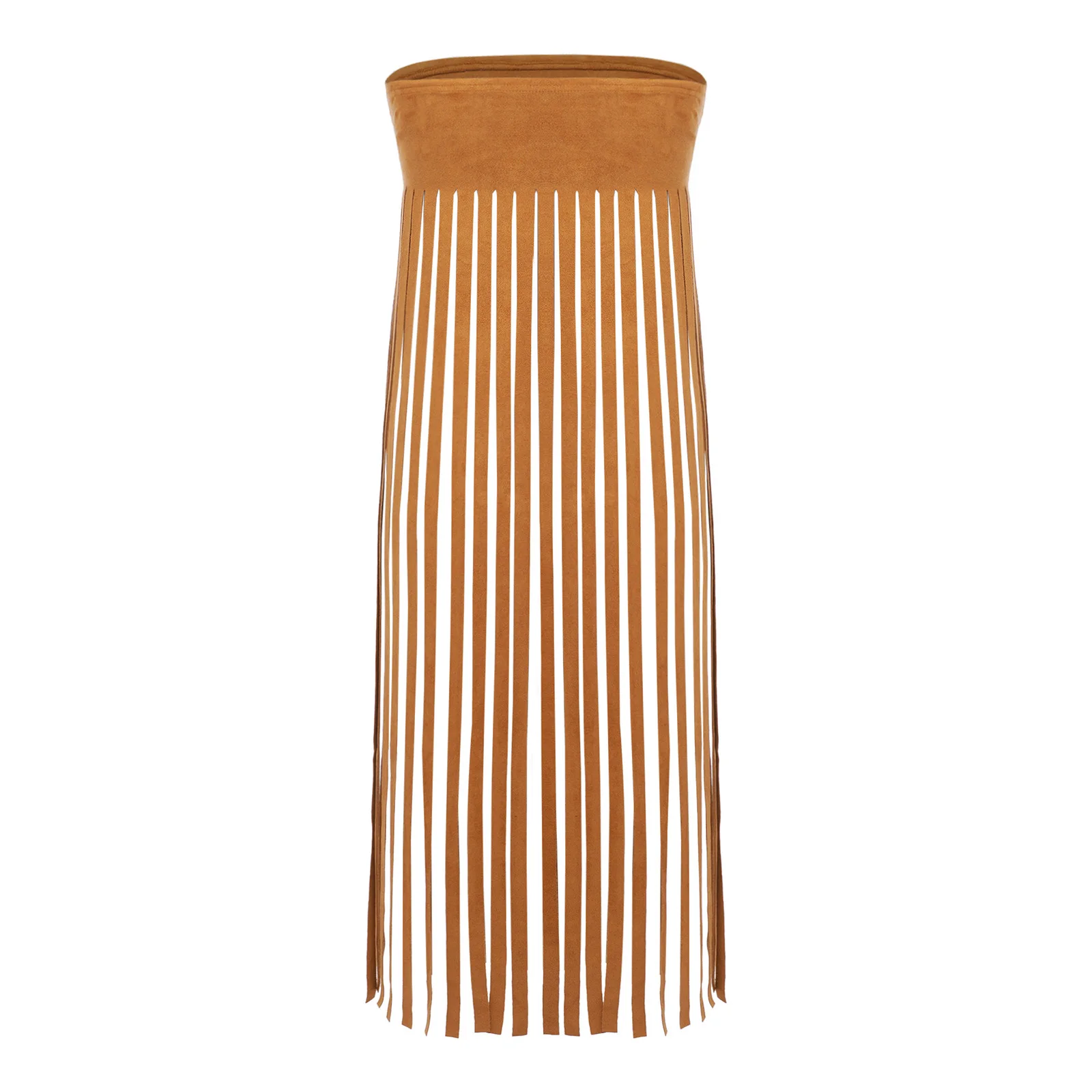 Womens Western Cowgirl Style Fringed Dress Strapless Sleeveless Long Tassel Faux Suede Tube Dress for Party Fashion Streetwear
Womens Western Cowgirl Style Fringed Dress Strapless Sleeveless Long Tassel Faux Suede Tube Dress for Party Fashion Streetwear