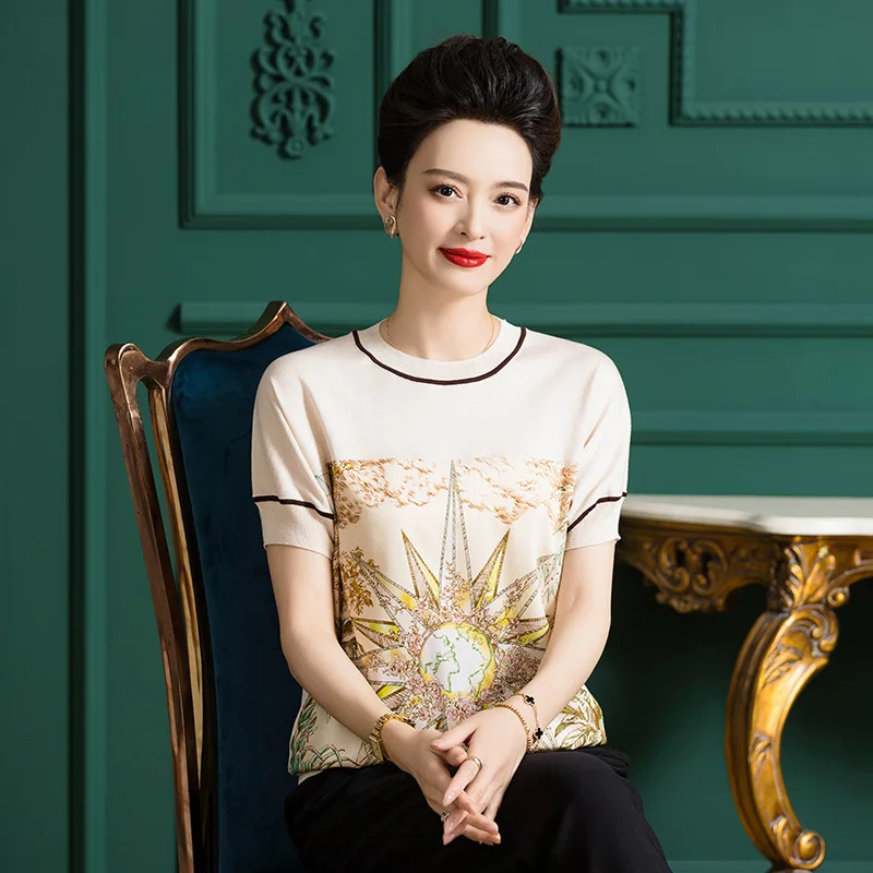 Birdsky, 1 шт., женская футболка, пуловер, топ с коротким рукавом, 90% шелковый шелк, 10% спандекс, S-915
Birdsky, 1 шт., женская футболка, пуловер, топ с коротким рукавом, 90% шелковый шелк, 10% спандекс, S-915