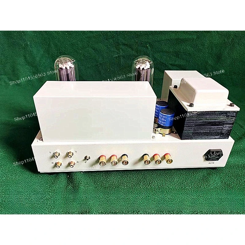 6F3 (6BM8) + 845 Single-ended Machine Combined Power Amplifier 20W + 20W 
6F3 (6BM8) + 845 Single-ended Machine Combined Power Amplifier 20W + 20W