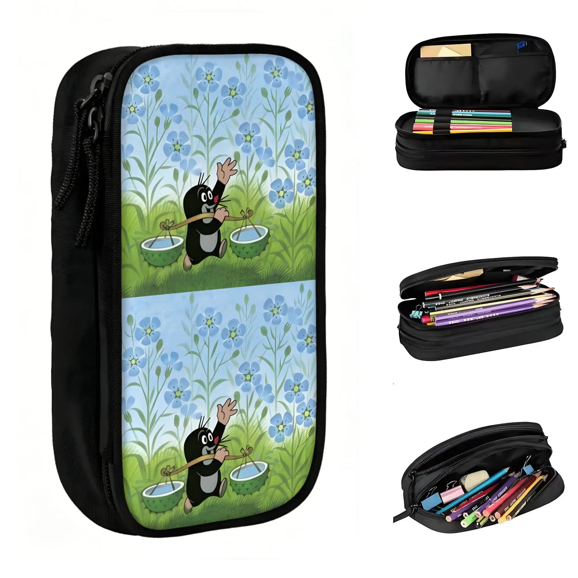 Custom Hot Cartoons K-Krteks M-Moles Korean Pencil Case Boy Girl Large Capacity Classic Pencil Box Students Stationery
Custom Hot Cartoons K-Krteks M-Moles Korean Pencil Case Boy Girl Large Capacity Classic Pencil Box Students Stationery