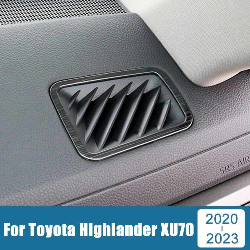 For Toyota Highlander XU70 2020 2021 2022 2023 Hybrid Stainless Car Front Air Vent Dashboard Outlet Frame Cover Trim Stickers
For Toyota Highlander XU70 2020 2021 2022 2023 Hybrid Stainless Car Front Air Vent Dashboard Outlet Frame Cover Trim Stickers