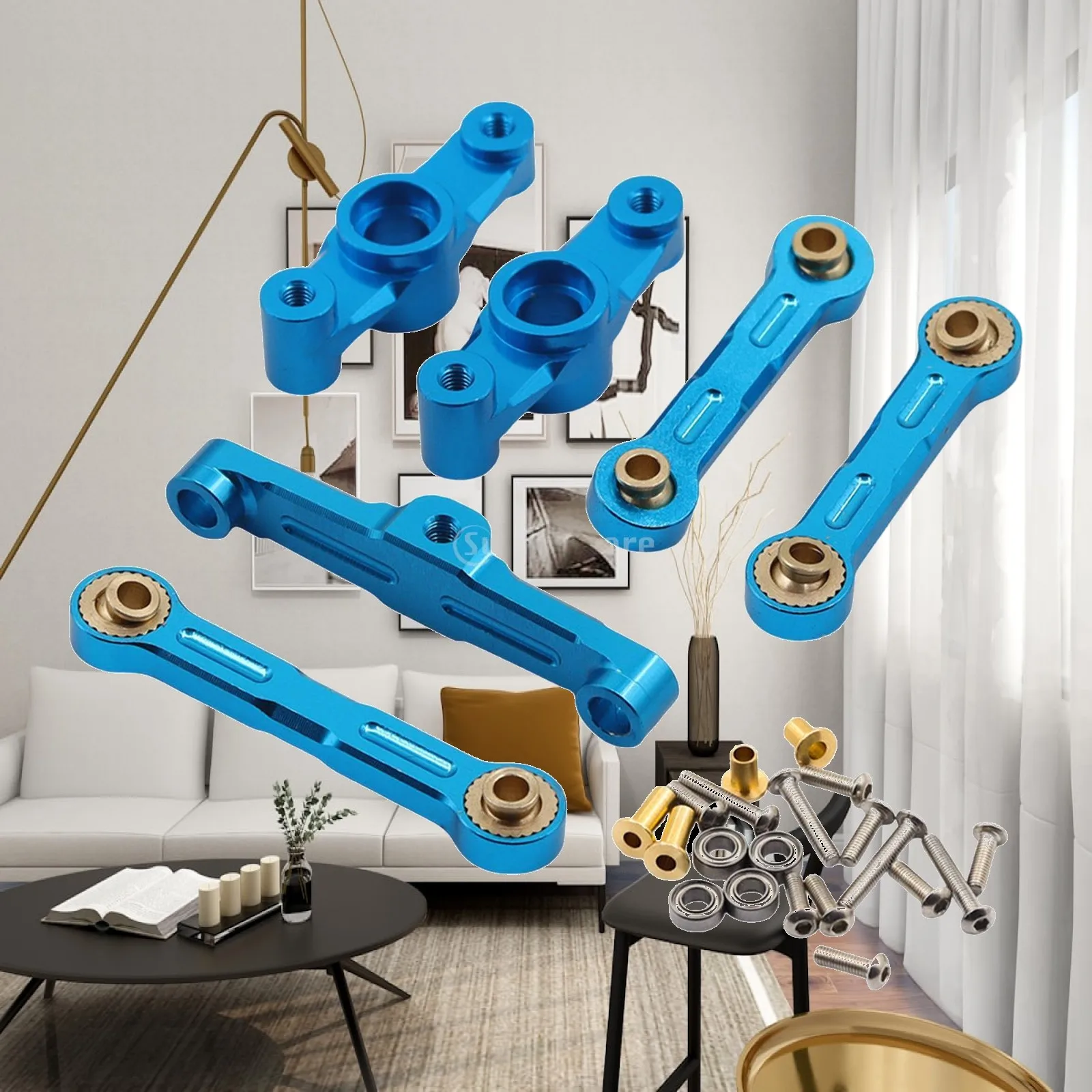 Metal Ball Bearing Crank Steering Assembly Easy to Install RC Car DIY Accessories 1/10 RC Car Upgrade Parts for TT02 TT02D
Metal Ball Bearing Crank Steering Assembly Easy to Install RC Car DIY Accessories 1/10 RC Car Upgrade Parts for TT02 TT02D