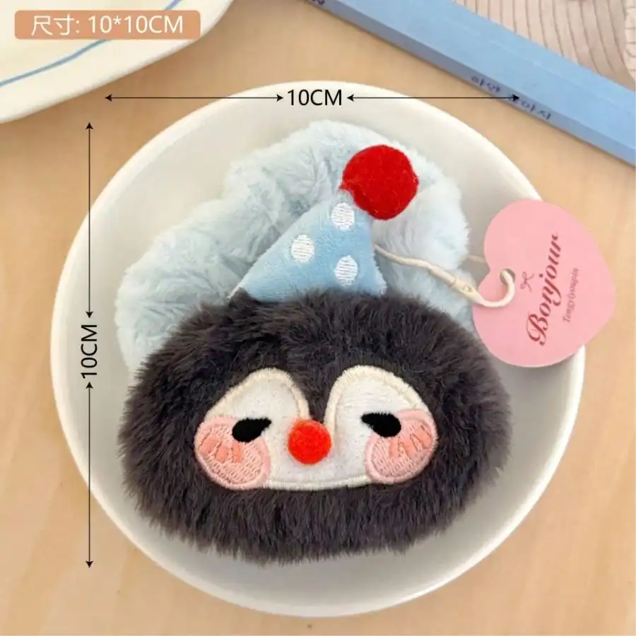 Cute Plush Cartoon Penguin Fish Large Intestine Hair Ring Cat Hair Rope Girl Heart Ball Head Ponytail Head Rope Rubber Band
Cute Plush Cartoon Penguin Fish Large Intestine Hair Ring Cat Hair Rope Girl Heart Ball Head Ponytail Head Rope Rubber Band