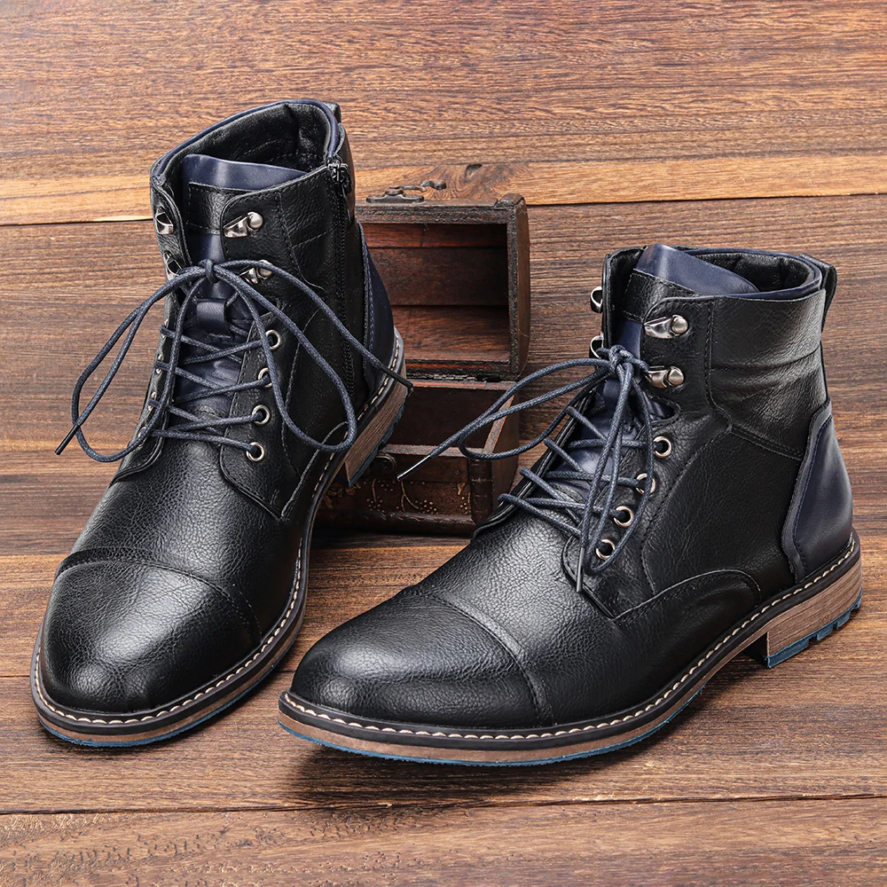 Leather Boots 2026 Fashion Comfortable Brand Casual Ankle Boots
Leather Boots 2026 Fashion Comfortable Brand Casual Ankle Boots