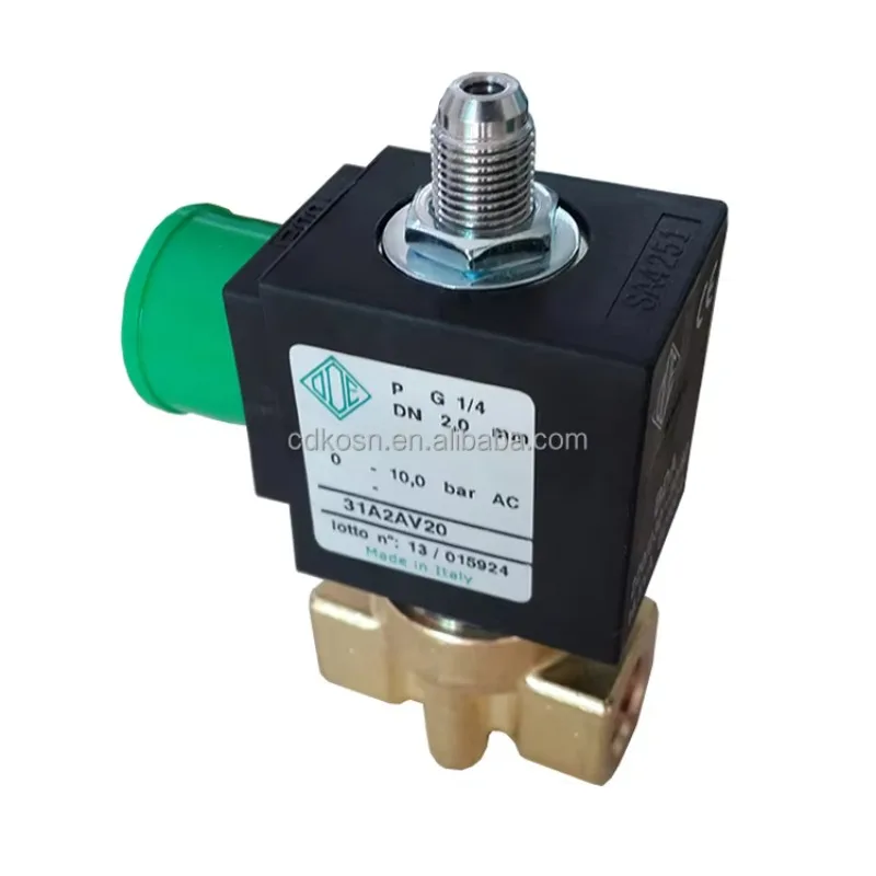 ODE 31A2AV20 Coil Supply Voltage Diameter of a Through Hole 2mm 12V Normally Closed 1/4" Solenoid Valve
ODE 31A2AV20 Coil Supply Voltage Diameter of a Through Hole 2mm 12V Normally Closed 1/4" Solenoid Valve