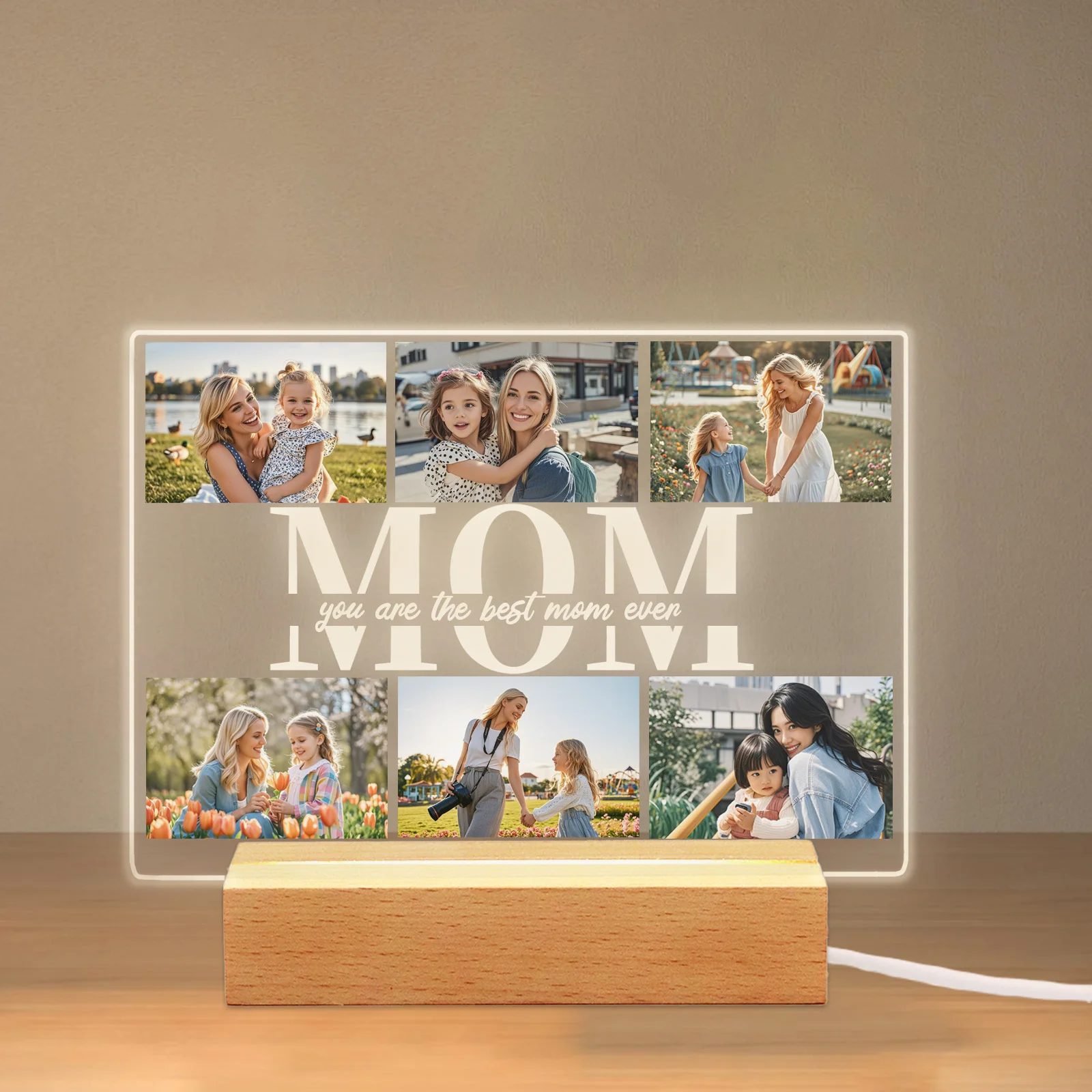 Personalized Photo Acrylic Plaque Custom Mothers Day Night Light for Mom Birthday Present Home Decor Family Keepsake Unique Gift
Personalized Photo Acrylic Plaque Custom Mothers Day Night Light for Mom Birthday Present Home Decor Family Keepsake Unique Gift