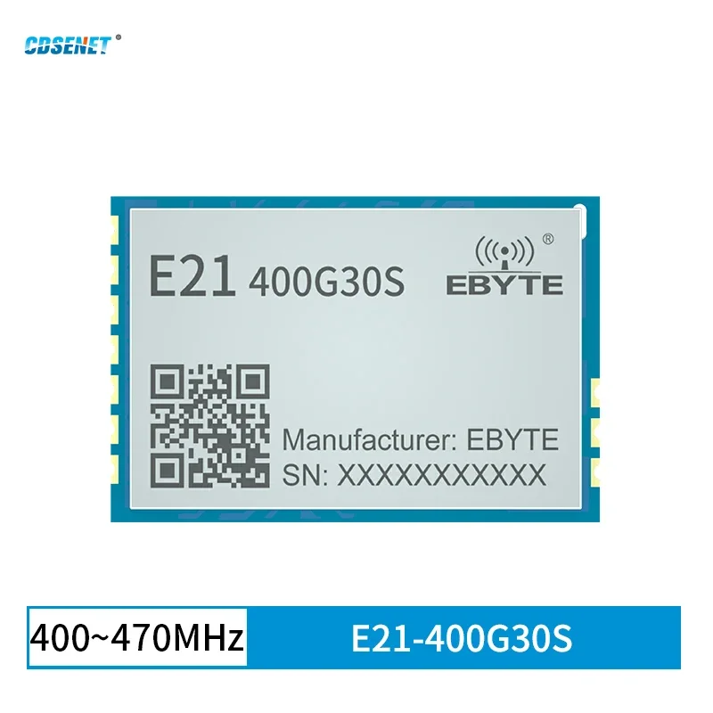 E21-400G30S Wireless RF Amplifier Module ISM 433MHz 470MHz Stamp Hole SMD PA LNA 1W 30dBm Transmitter and Receiver Transceiver
E21-400G30S Wireless RF Amplifier Module ISM 433MHz 470MHz Stamp Hole SMD PA LNA 1W 30dBm Transmitter and Receiver Transceiver