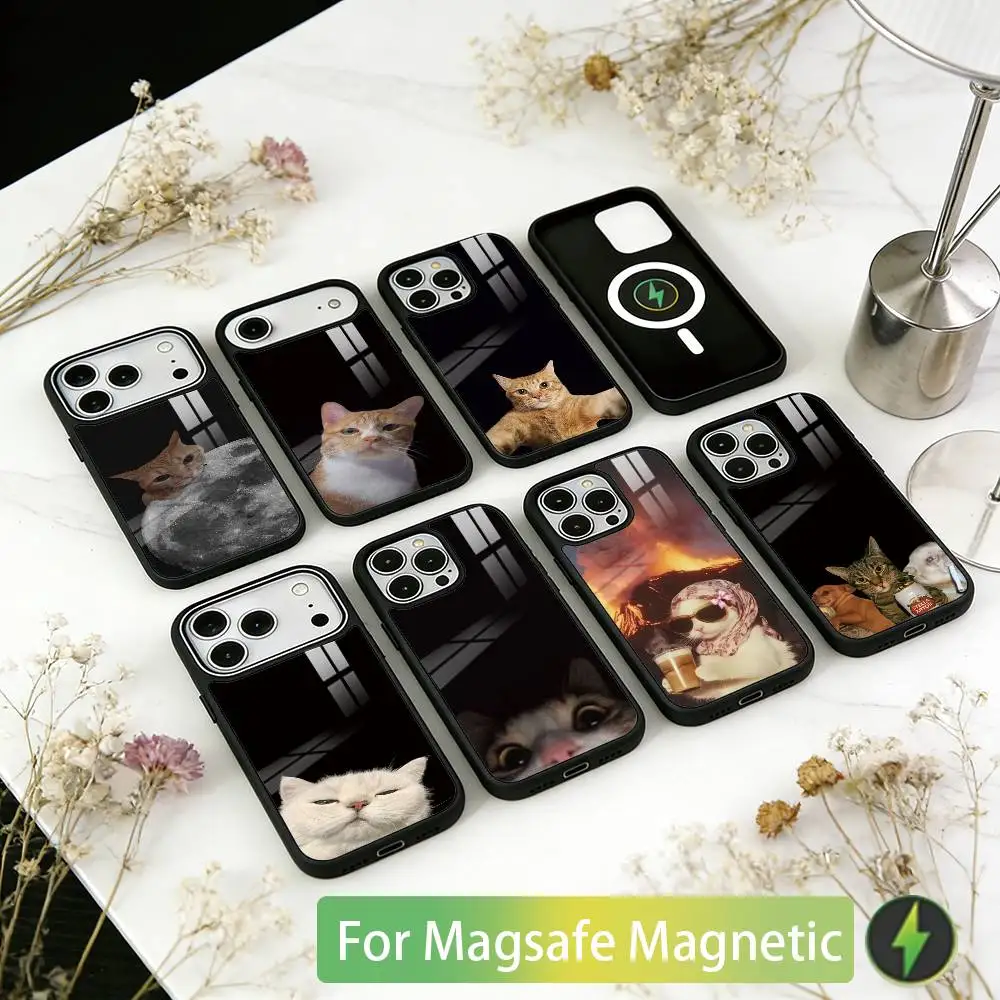 Cat Phone Case For iPhone17,16,15,14,13,12,11 Plus,Pro Magnetic with Magsafe Wireless Charging
Cat Phone Case For iPhone17,16,15,14,13,12,11 Plus,Pro Magnetic with Magsafe Wireless Charging