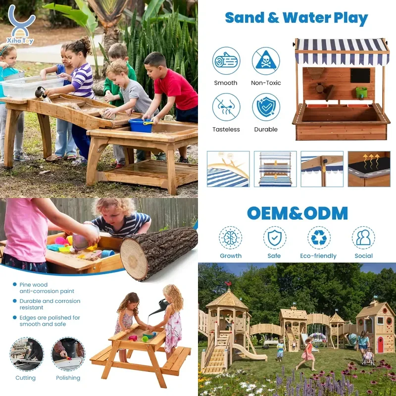 2026 Kindergarten Water Outlet Table Outdoor Montessori Toddler Activity Tables Set Daycare Furniture Kids Wooden Portable
2026 Kindergarten Water Outlet Table Outdoor Montessori Toddler Activity Tables Set Daycare Furniture Kids Wooden Portable