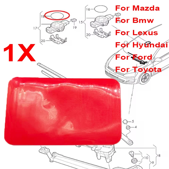 1X Car Universal Windshield Rain Sensor Silicone Pad (Shape Can Be Freely Cut) For Mazda Bmw Lexus Hyundai Ford Toyota
1X Car Universal Windshield Rain Sensor Silicone Pad (Shape Can Be Freely Cut) For Mazda Bmw Lexus Hyundai Ford Toyota
