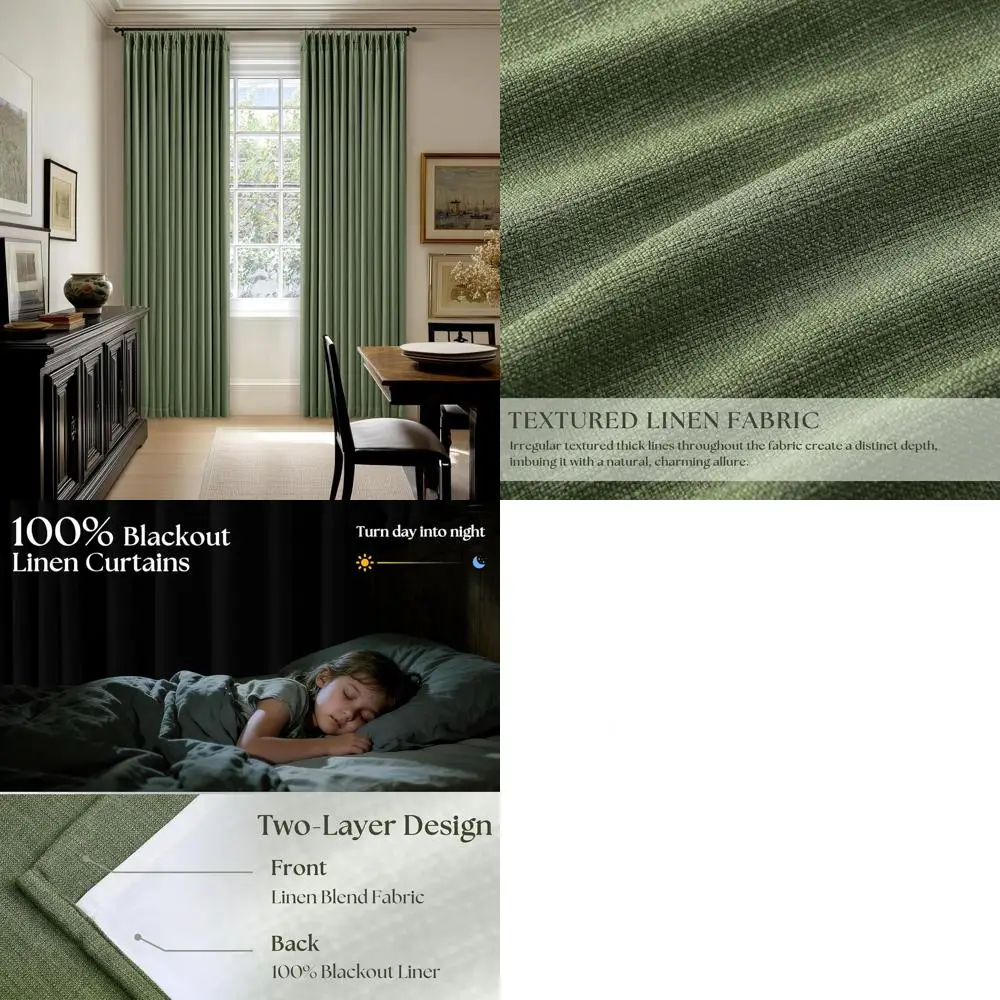 Льняные плотные шторы оливково-зеленого цвета 90-х годов с двухслойными складками, защемленными складками и теплоизоляцией для гостиных
Льняные плотные шторы оливково-зеленого цвета 90-х годов с двухслойными складками, защемленными складками и теплоизоляцией для гостиных