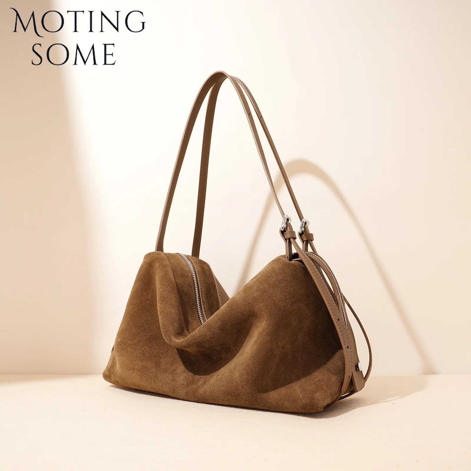 Motingsome Suede Satchel Bag Woman Pillow Purses Handbag Large Capacity Shoulder Pouch Luxury Designer Soft Bags Fashion Tote
Motingsome Suede Satchel Bag Woman Pillow Purses Handbag Large Capacity Shoulder Pouch Luxury Designer Soft Bags Fashion Tote