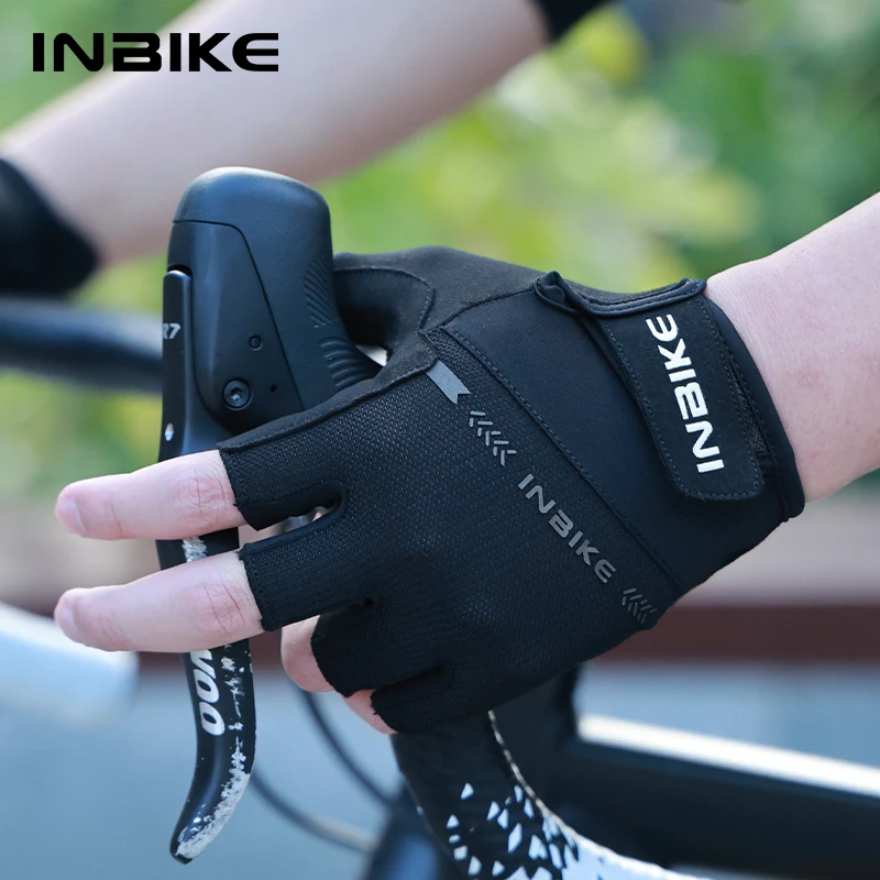INBIKE Bike Gloves For Men Women 5mm Shock-Absorbing Palm Pad Non Slip Breathable Half Finger Gloves Summer Road Cycling Gloves
INBIKE Bike Gloves For Men Women 5mm Shock-Absorbing Palm Pad Non Slip Breathable Half Finger Gloves Summer Road Cycling Gloves