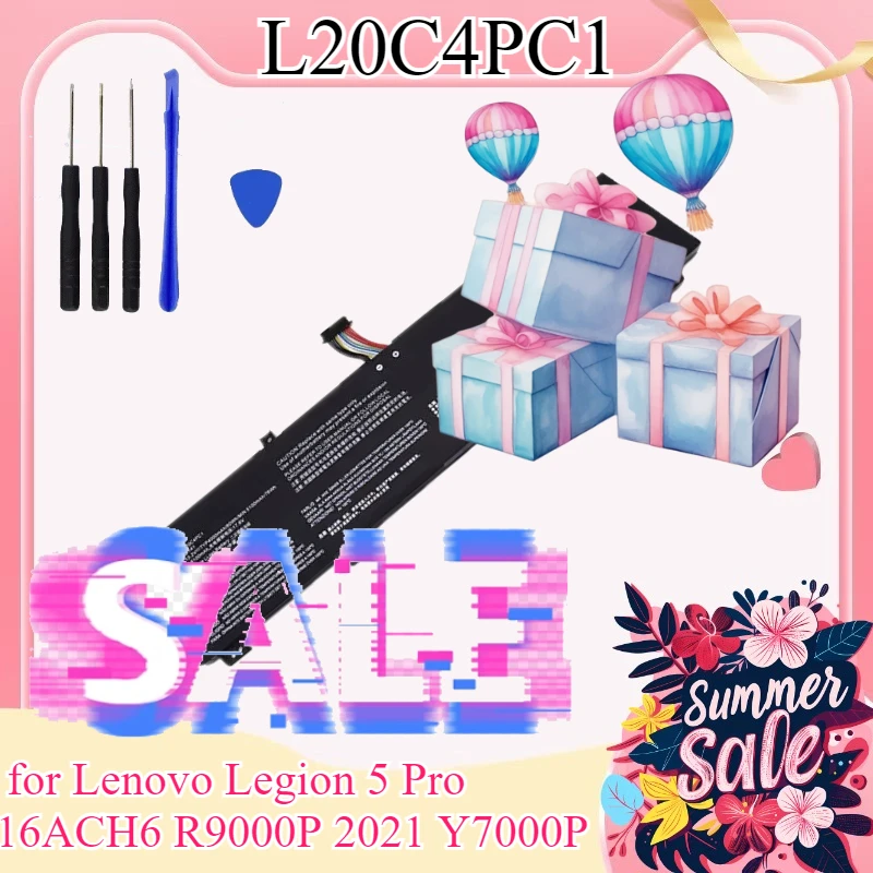 L20C4PC1 Battery for Lenovo Legion 5 Pro 16ACH6 R9000P 2021 Y7000P (Replaces L20M4PC1 5B11B48829) with Tools
L20C4PC1 Battery for Lenovo Legion 5 Pro 16ACH6 R9000P 2021 Y7000P (Replaces L20M4PC1 5B11B48829) with Tools