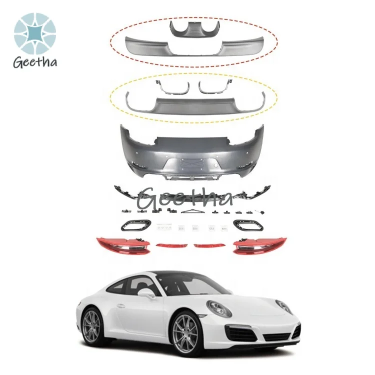 For Factory Sales BodyKit OEM Sport Style Rear Bumper Tail Lights Rear Diffuser Lip Body Kits for Porsche 997 991 2012-2019
For Factory Sales BodyKit OEM Sport Style Rear Bumper Tail Lights Rear Diffuser Lip Body Kits for Porsche 997 991 2012-2019