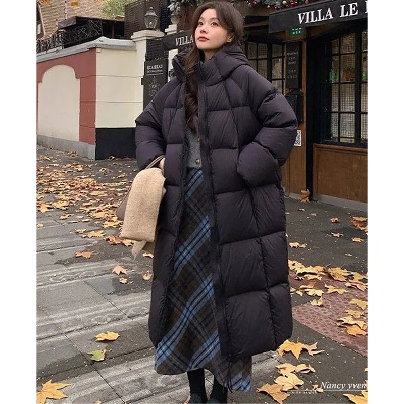 White Duck Cotton Down Long Jacket 2025 Women Winter Warm Casual Over Size Loose Outwear Soft Comfortable Fashion Coat New
White Duck Cotton Down Long Jacket 2025 Women Winter Warm Casual Over Size Loose Outwear Soft Comfortable Fashion Coat New