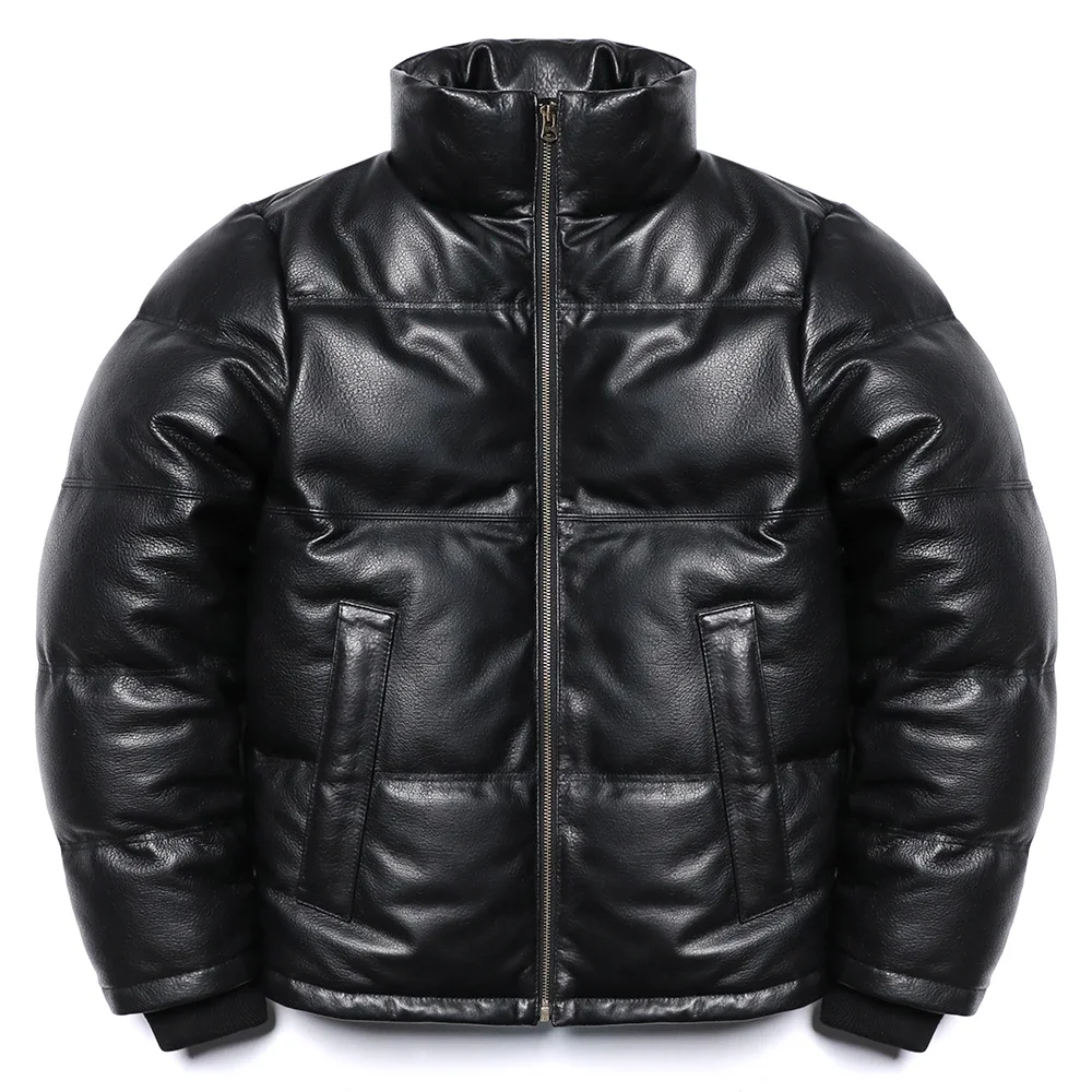 Men Goat Skin Hood Warm Coat Thick Winter Clothing Coats New Sheepskin Genuine Leather White Duck Down Jacket
Men Goat Skin Hood Warm Coat Thick Winter Clothing Coats New Sheepskin Genuine Leather White Duck Down Jacket