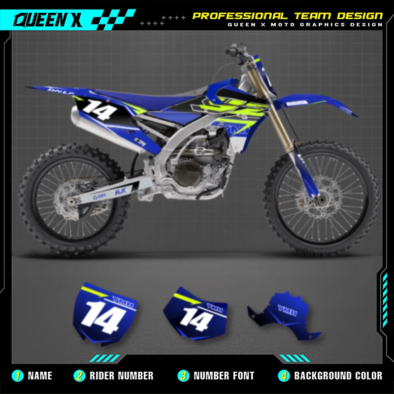QUEEN X MOTO для YAMAHA YZF250 2014-2018 YZF250X WRF250 15-19 YZF450 14-17 мотоциклетная графика фоновая наклейка комплект наклеек
QUEEN X MOTO для YAMAHA YZF250 2014-2018 YZF250X WRF250 15-19 YZF450 14-17 мотоциклетная графика фоновая наклейка комплект наклеек