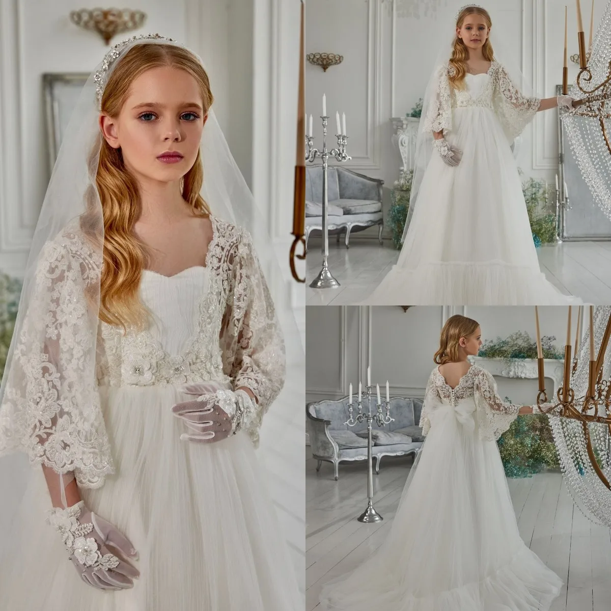 2022 Boho Flower Girl Dresses for Weddings Lace Long Sleeves A Line Bohemian Communion Party Wear Tulle Princess Bridal Gowns
2022 Boho Flower Girl Dresses for Weddings Lace Long Sleeves A Line Bohemian Communion Party Wear Tulle Princess Bridal Gowns