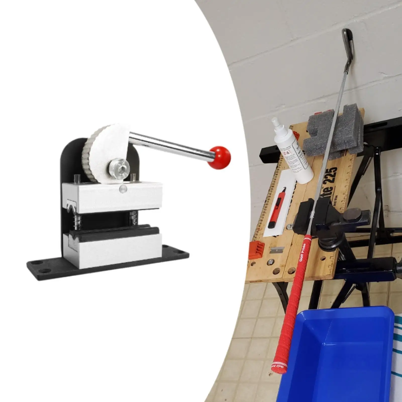Golf Shaft Clamp Workshop Tool Aluminum Iron Club Vise for Golf Club Regripping and Equipment Repair
Golf Shaft Clamp Workshop Tool Aluminum Iron Club Vise for Golf Club Regripping and Equipment Repair
