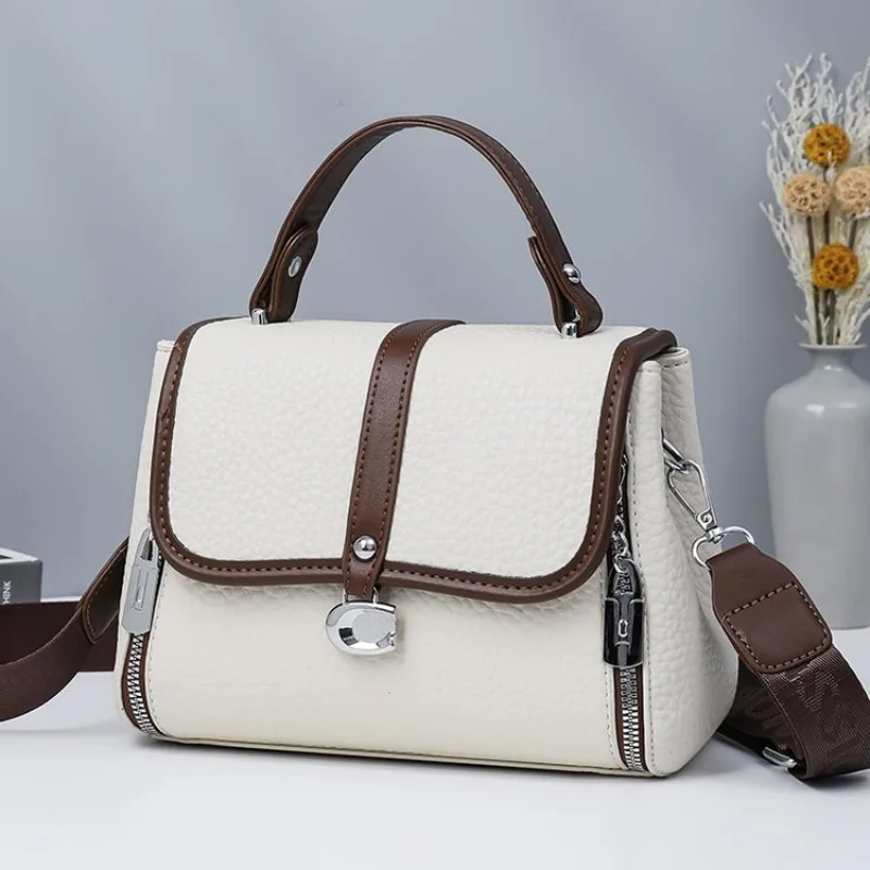 Stylish Storage Diaper Bag Women's Luxury Leather Tote Vintage Crossbody Bag Minimalist Designer Large Capacity Practical
Stylish Storage Diaper Bag Women's Luxury Leather Tote Vintage Crossbody Bag Minimalist Designer Large Capacity Practical