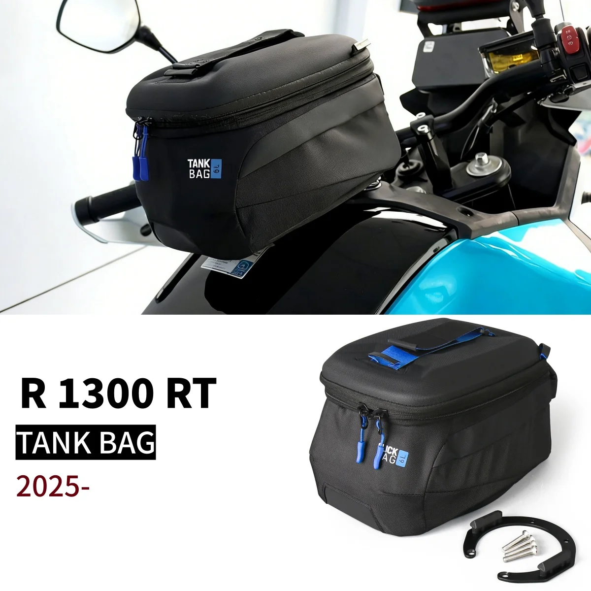 Водонепроницаемая сумка на бак для мотоцикла BMW R1300RT (6-8 л), быстросъемный комплект для R1300 RT 2025 2026
Водонепроницаемая сумка на бак для мотоцикла BMW R1300RT (6-8 л), быстросъемный комплект для R1300 RT 2025 2026