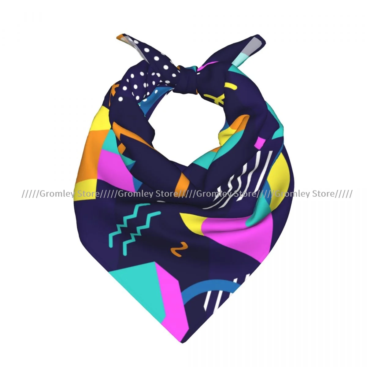 Geometric 80s Style Square Scarf Ladies Casual Head Neck Wrap
Geometric 80s Style Square Scarf Ladies Casual Head Neck Wrap