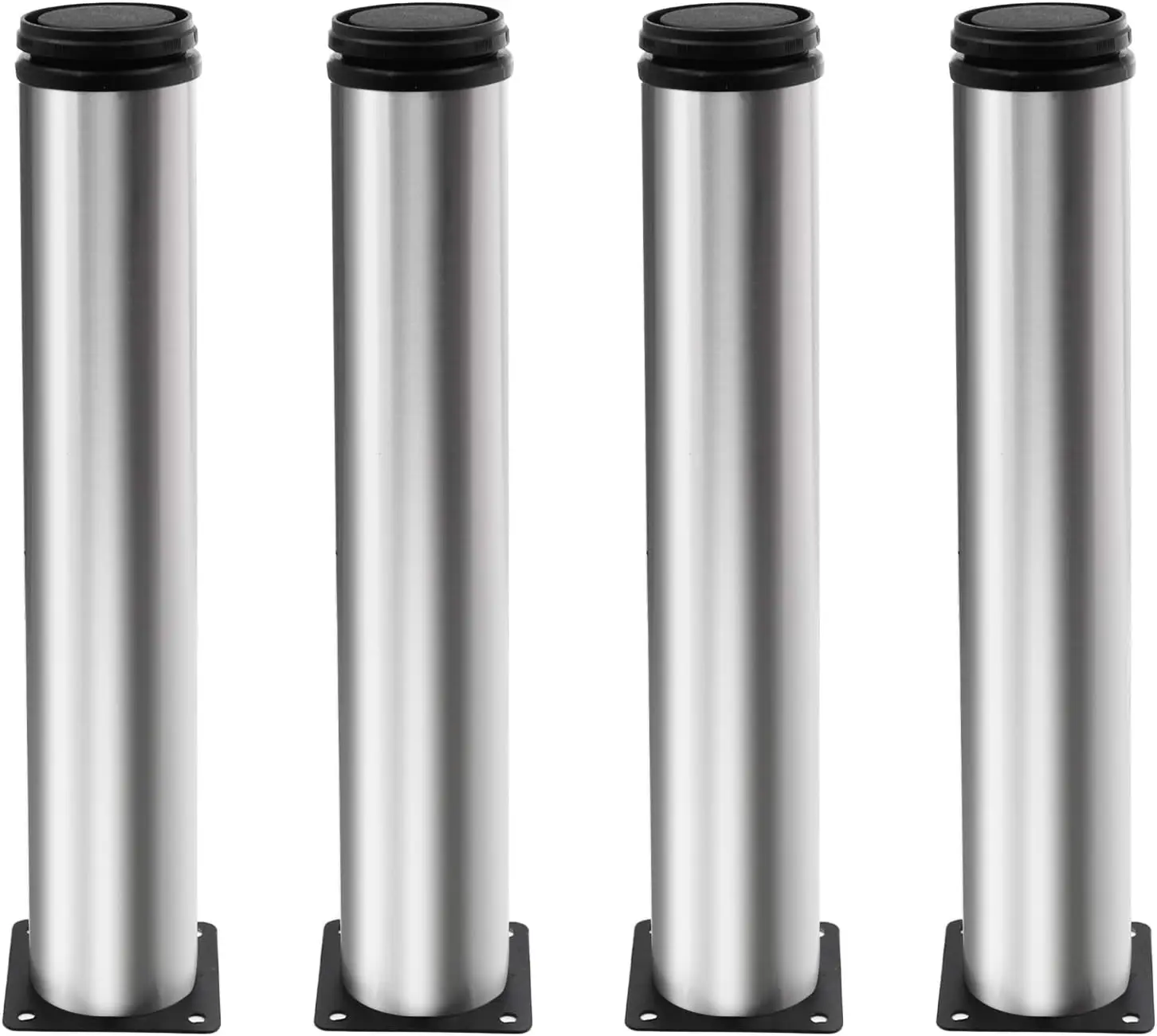 12" Adjustable Stainless Steel Furniture Legs, Set of 4, Round Cabinet Feet 2" Dia, Metal Replacement for Sofa, Table, Shelves
12" Adjustable Stainless Steel Furniture Legs, Set of 4, Round Cabinet Feet 2" Dia, Metal Replacement for Sofa, Table, Shelves