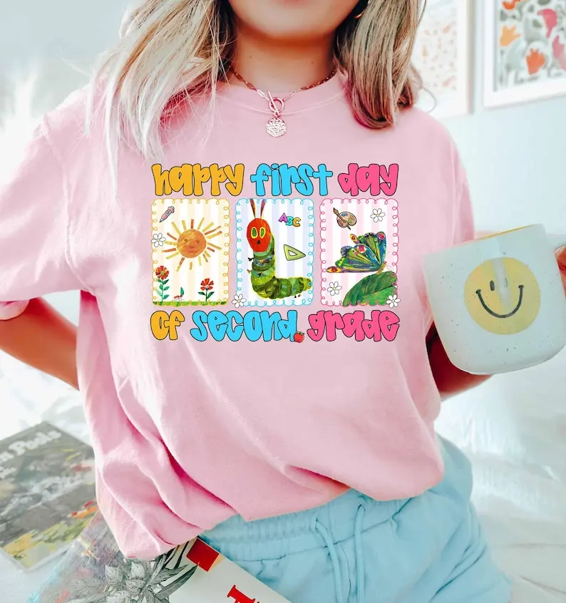 2nd Grade Back To School Cotton Tee Summer Short Sleeve Cute Shirt for Kids Children's Book Lover First Day Shirts for Women
2nd Grade Back To School Cotton Tee Summer Short Sleeve Cute Shirt for Kids Children's Book Lover First Day Shirts for Women