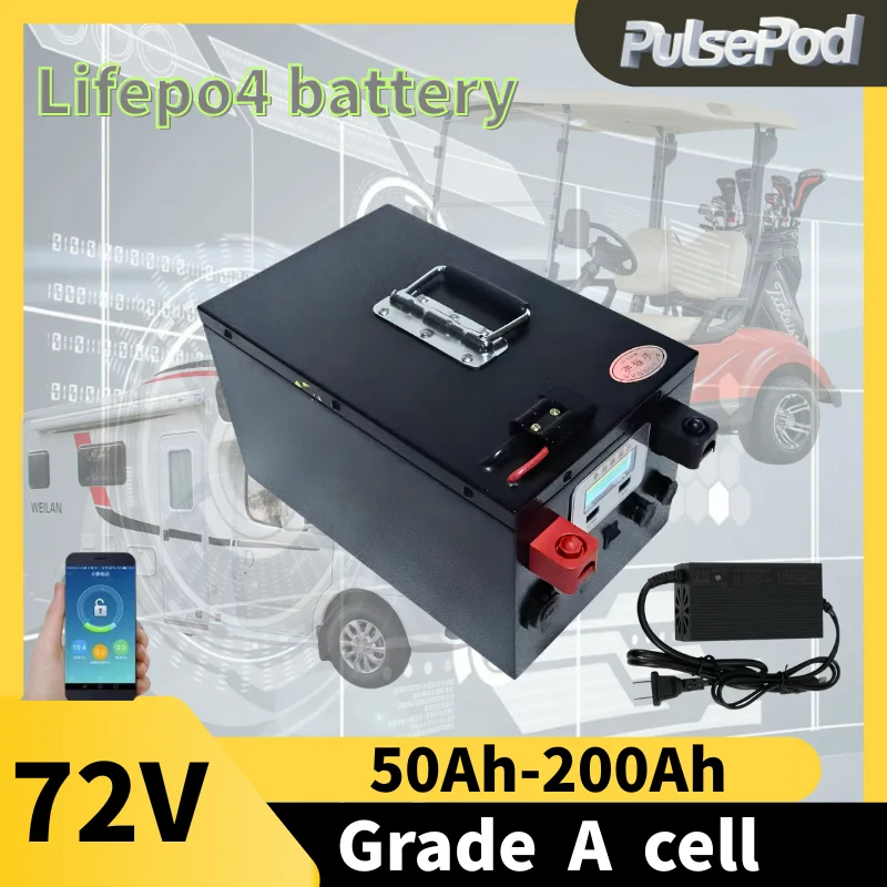 PulsePod 72 В 80 Ач 100 Ач 150 Ач 200 Ач Lifepo4 литиевый аккумулятор Bluetooth BMS для 3000 Вт 8000 Вт гольф-кар Minicar RVs, лодки
PulsePod 72 В 80 Ач 100 Ач 150 Ач 200 Ач Lifepo4 литиевый аккумулятор Bluetooth BMS для 3000 Вт 8000 Вт гольф-кар Minicar RVs, лодки