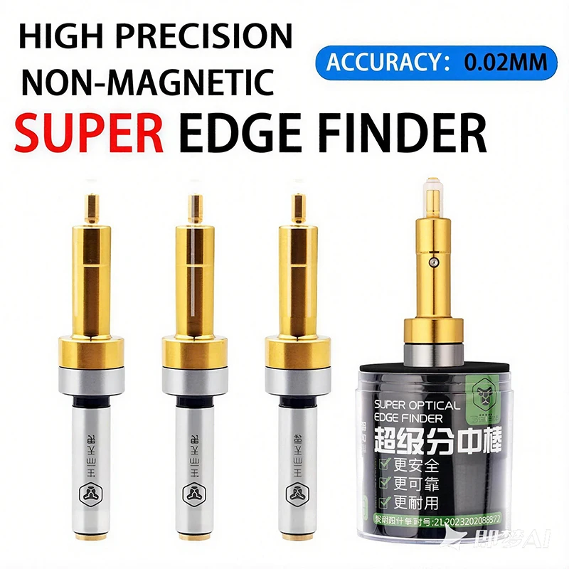 CNC Edge Locator Mechanical Manual Measuring Tool Cutting, Drilling Testing Coordinate Origin High Speed To Prevent Flying
CNC Edge Locator Mechanical Manual Measuring Tool Cutting, Drilling Testing Coordinate Origin High Speed To Prevent Flying