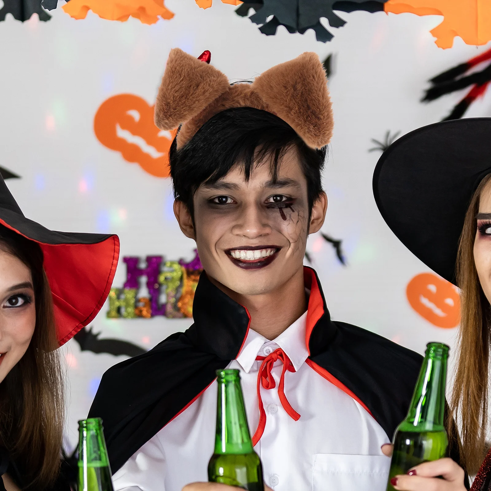 2Pcs Comfortable Cartoon Animal Headdress Halloween Dog Ears Headband for Pets Creative Photo Opportunities and Street Parades
2Pcs Comfortable Cartoon Animal Headdress Halloween Dog Ears Headband for Pets Creative Photo Opportunities and Street Parades