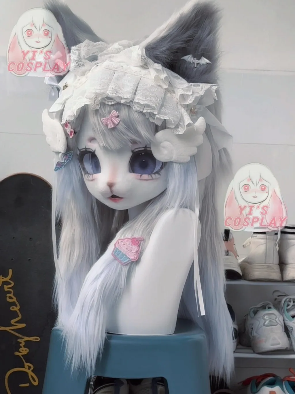 Yis cosplay Custom Furry head Kigurumi Head Cosplay Kemono Fursuit Handmade Headsets Beast Customized Fursuit Kemono Head
Yis cosplay Custom Furry head Kigurumi Head Cosplay Kemono Fursuit Handmade Headsets Beast Customized Fursuit Kemono Head