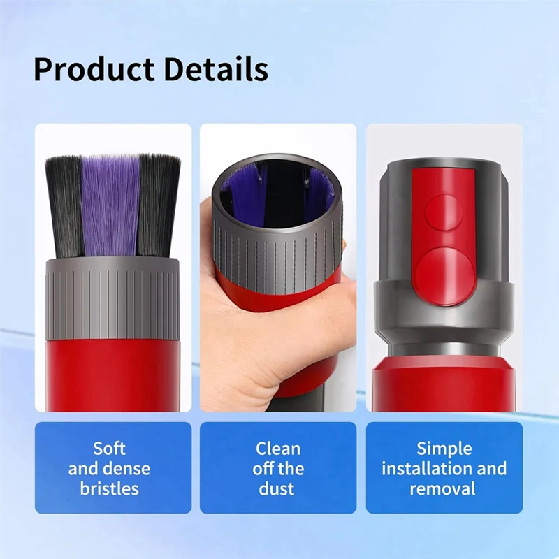 Набор для уборки дома и щетка для пыли с мягкой щетиной для пылесоса Dyson V15 V11 V10 V7 V8 Absolute Animal-B91B
Набор для уборки дома и щетка для пыли с мягкой щетиной для пылесоса Dyson V15 V11 V10 V7 V8 Absolute Animal-B91B