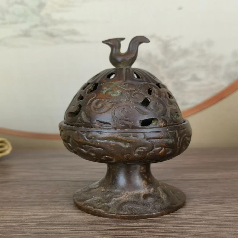 Zhuque Boshan Incense Burner for Home Indoor Aromatherapy Retro Patina Coil Incense Burner Ornament
Zhuque Boshan Incense Burner for Home Indoor Aromatherapy Retro Patina Coil Incense Burner Ornament