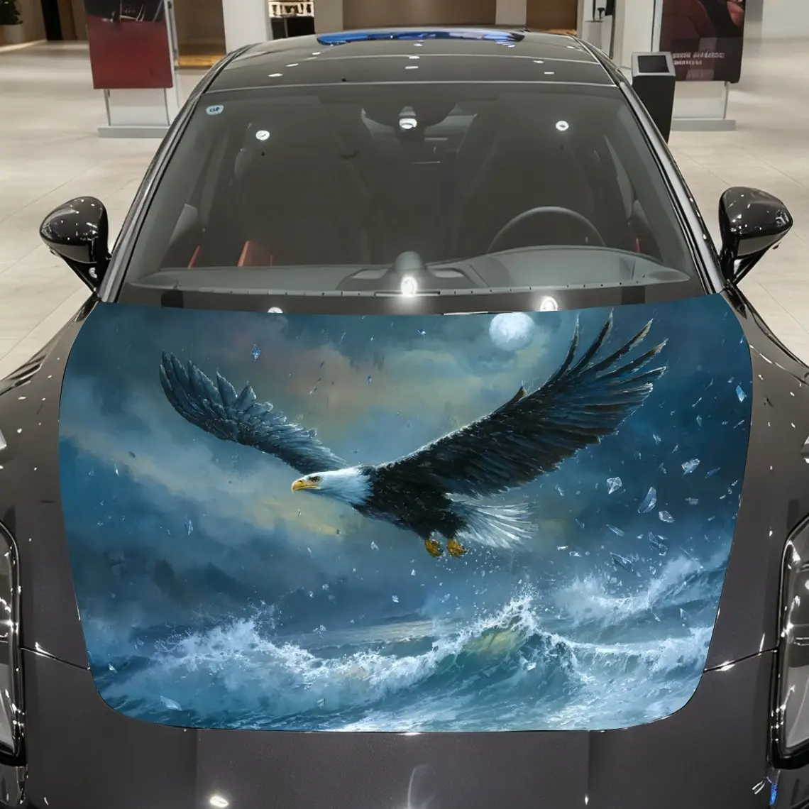 Soaring Eagle Car Hood Stickers, Wrapped In Colorful Vinyl Stickers, Suitable For All Cars, Decorative Hood Patterns And Car Acc
Soaring Eagle Car Hood Stickers, Wrapped In Colorful Vinyl Stickers, Suitable For All Cars, Decorative Hood Patterns And Car Acc