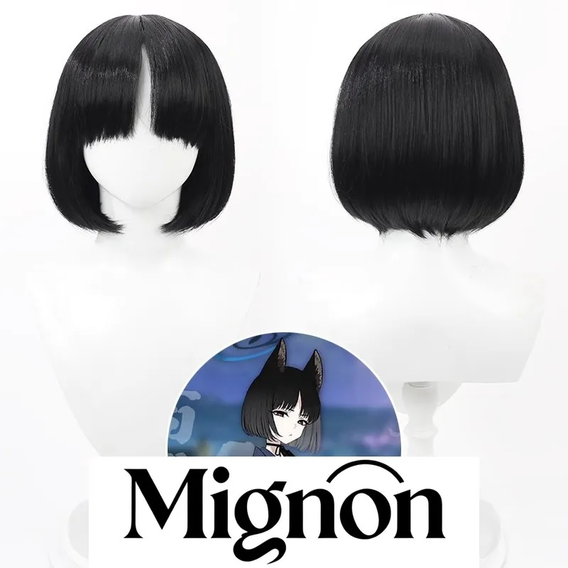 Blue Archive Kiripon cosplay wig black bob cut Halloween gift
Blue Archive Kiripon cosplay wig black bob cut Halloween gift