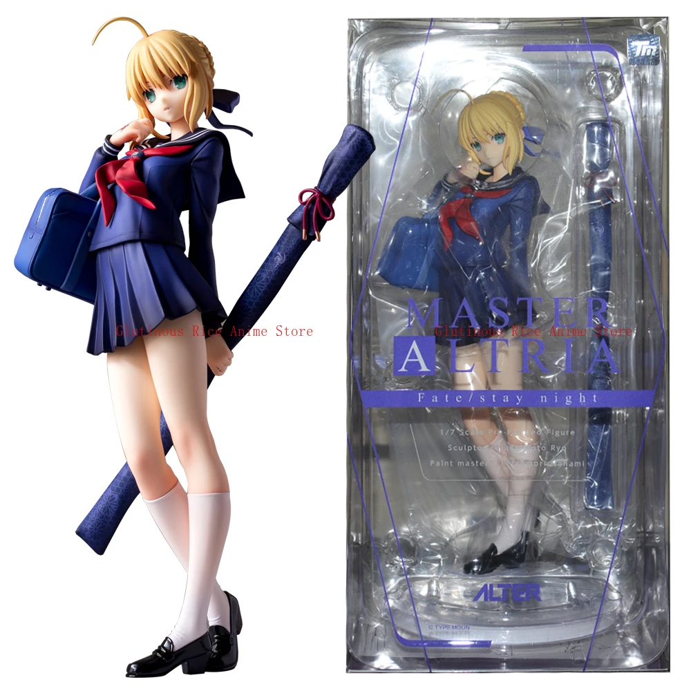 ln stock anime Fate/Stay Night Altria Pendragon Figure 1/7 School Uniform Dress Up Model Toy Gift Collection Action Figure PVC
ln stock anime Fate/Stay Night Altria Pendragon Figure 1/7 School Uniform Dress Up Model Toy Gift Collection Action Figure PVC