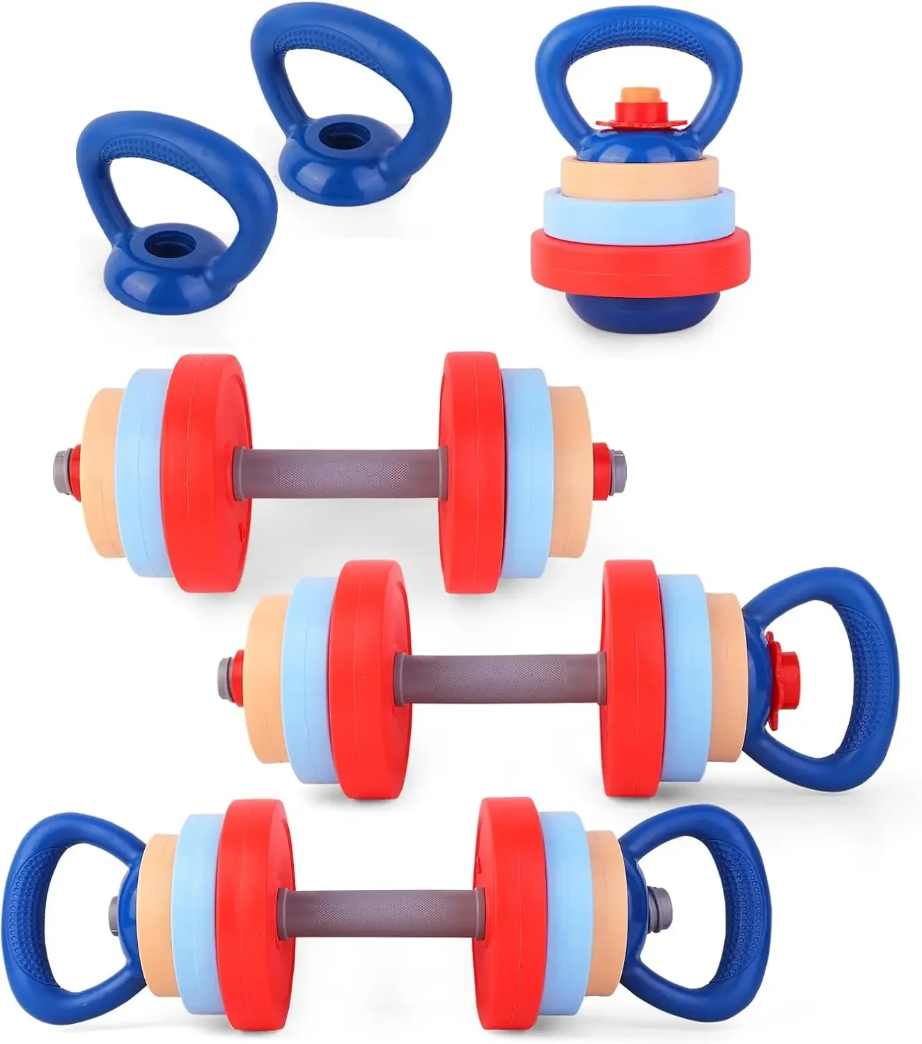 Kids Adjustable Dumbbell & Kettlebell Set - Safe Pretend Play Fitness Toy for Toddlers
Kids Adjustable Dumbbell & Kettlebell Set - Safe Pretend Play Fitness Toy for Toddlers
