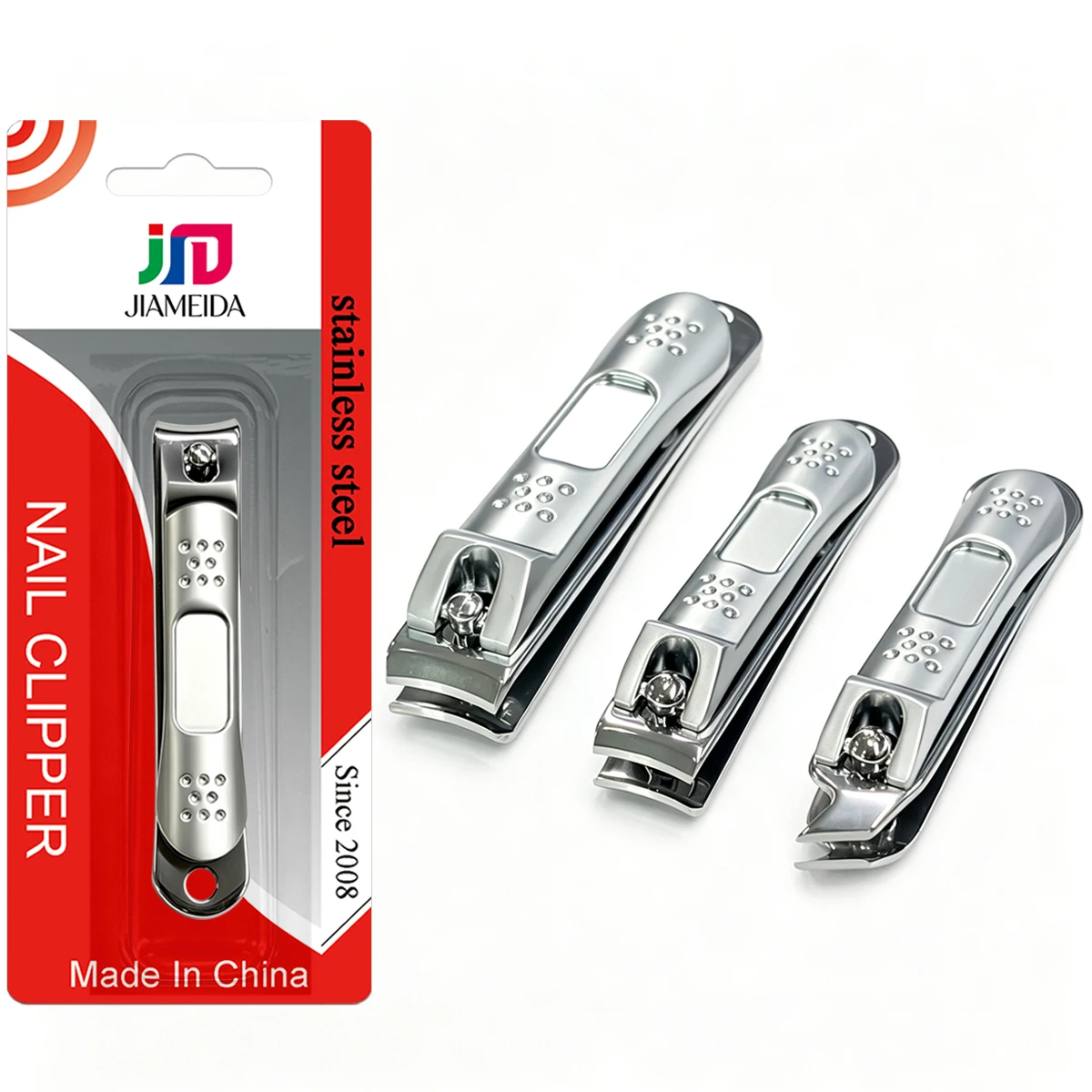 Stainless Steel Nail Clippers with File for Men & Women - Sharp Cutting Edges for Thick Nails - Fingernail Clippers
Stainless Steel Nail Clippers with File for Men & Women - Sharp Cutting Edges for Thick Nails - Fingernail Clippers