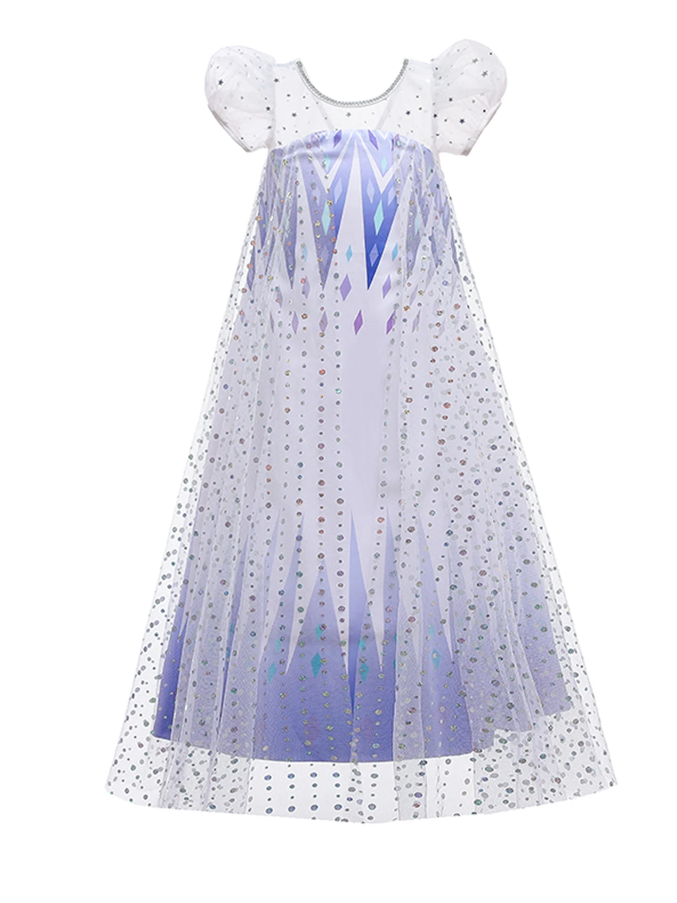 Girls Summer Theme Party Dress Up Costume, Short Sleeve Rhinestone Snowflake Applique Pattern Tutu Princess Skirt with Mesh Cape
Girls Summer Theme Party Dress Up Costume, Short Sleeve Rhinestone Snowflake Applique Pattern Tutu Princess Skirt with Mesh Cape