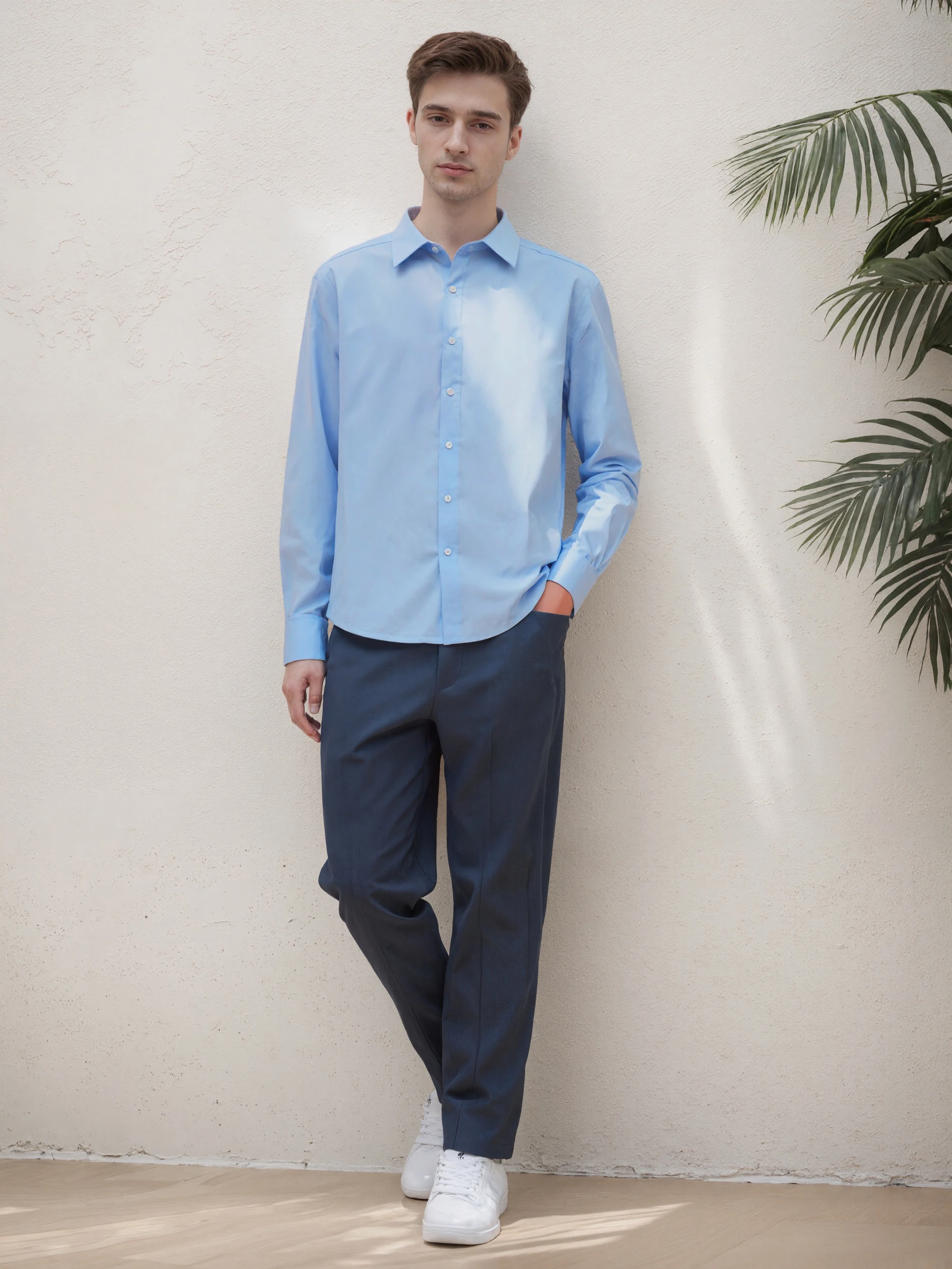 Elegant Windsor Collar Silk Long Sleeve Men's Shirt Casual Luxury Business Polyester Rayon Modal Spandex Fabric Breathable Shirt
Elegant Windsor Collar Silk Long Sleeve Men's Shirt Casual Luxury Business Polyester Rayon Modal Spandex Fabric Breathable Shirt