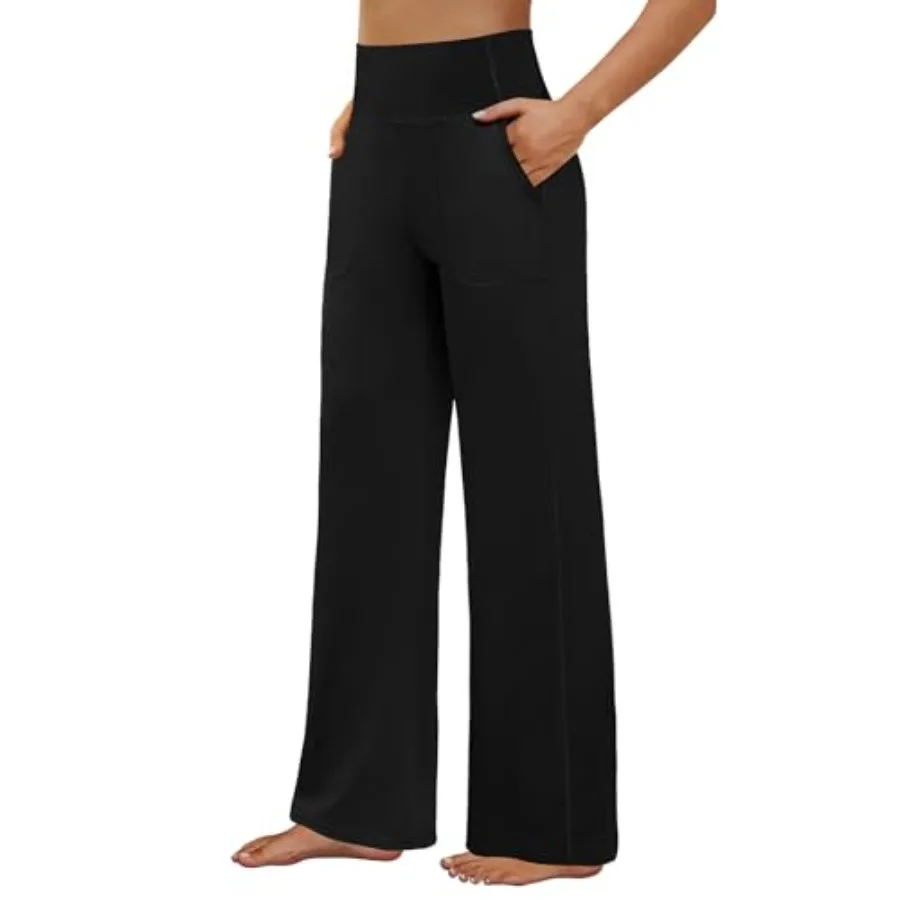 FireSwan Yoga Pants Women Wide Leg Pants High Waist Stretch Dress Loose Casual Lounge Sweatpants with Pockets
FireSwan Yoga Pants Women Wide Leg Pants High Waist Stretch Dress Loose Casual Lounge Sweatpants with Pockets